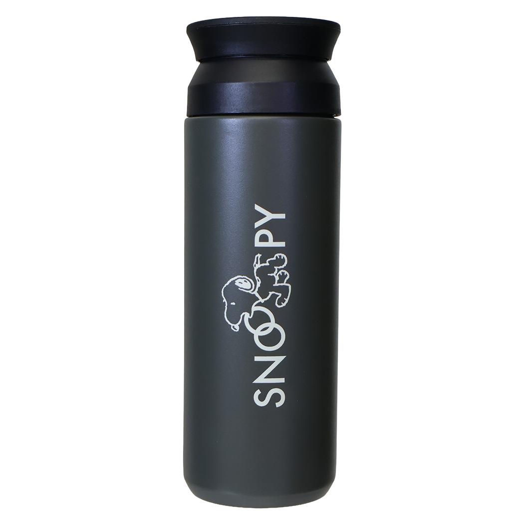 スヌーピー 保温保冷水筒 ステンレスボトル 450ml イタズラ ピーナッツ カミオジャパン