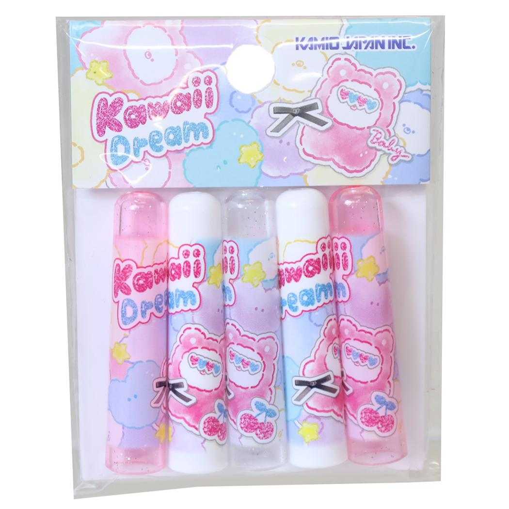 鉛筆キャップ えんぴつカバー 5本セット Kawaii Dream カミオジャパン