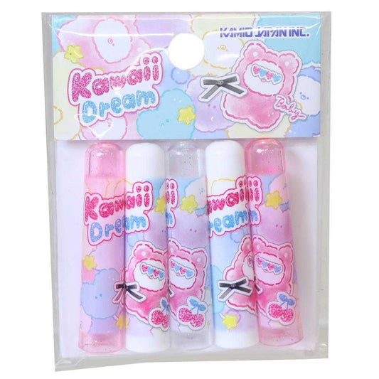鉛筆キャップ えんぴつカバー 5本セット Kawaii Dream カミオジャパン