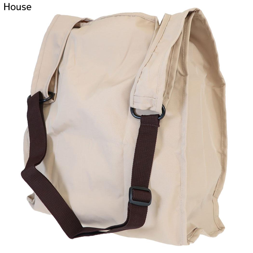 スヌーピー ショッピングバッグ ショルダー付きエコバッグ WORLD FAMOUS House ピーナッツ カミオジャパン
