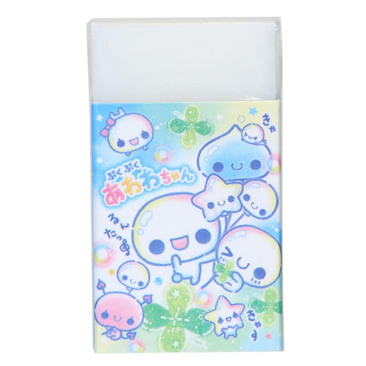 ぷくぷくあわわちゃん 消しゴム まとまるくんけしごむ ケシゴム クローバー カミオジャパン