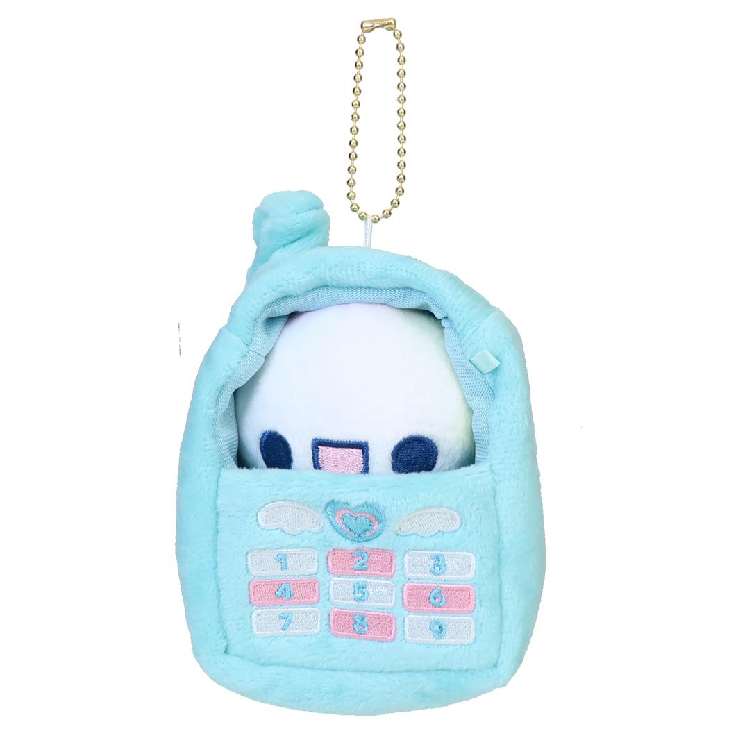 ぷくぷくあわわちゃん キーリング おでかけぬいフォンキーホルダー B カミオジャパン