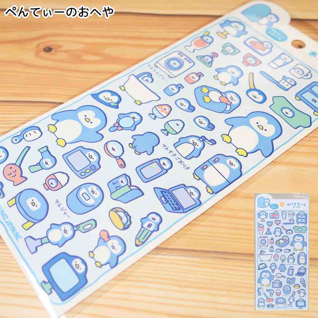 シールシート あにまるーむしーる ぺんてぃーのおへや カミオジャパン