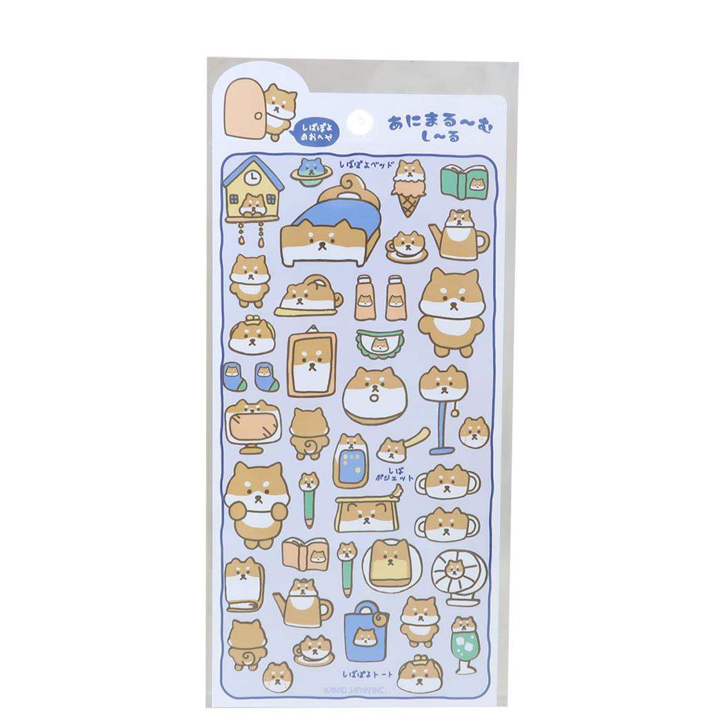 シールシート あにまるーむしーる しばぽよのおへや カミオジャパン
