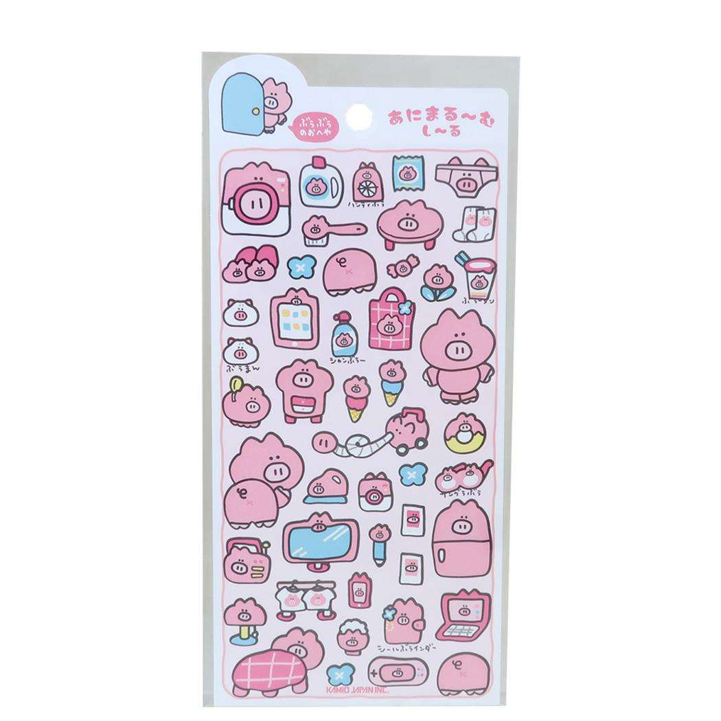 シールシート あにまるーむしーる ぶうぶうのおへや カミオジャパン