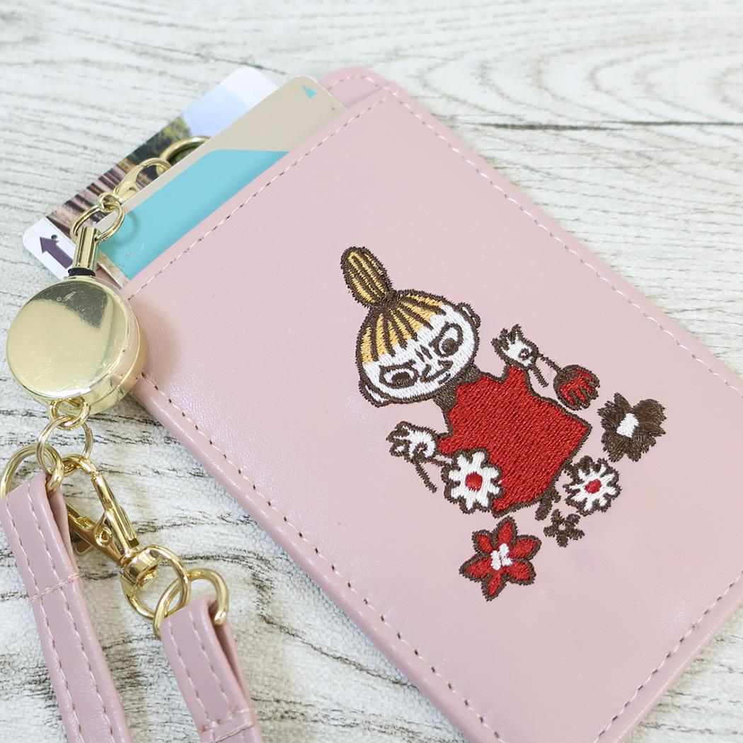 ムーミン 定期入れ シングルパスケース Flower picking 北欧 カミオジャパン