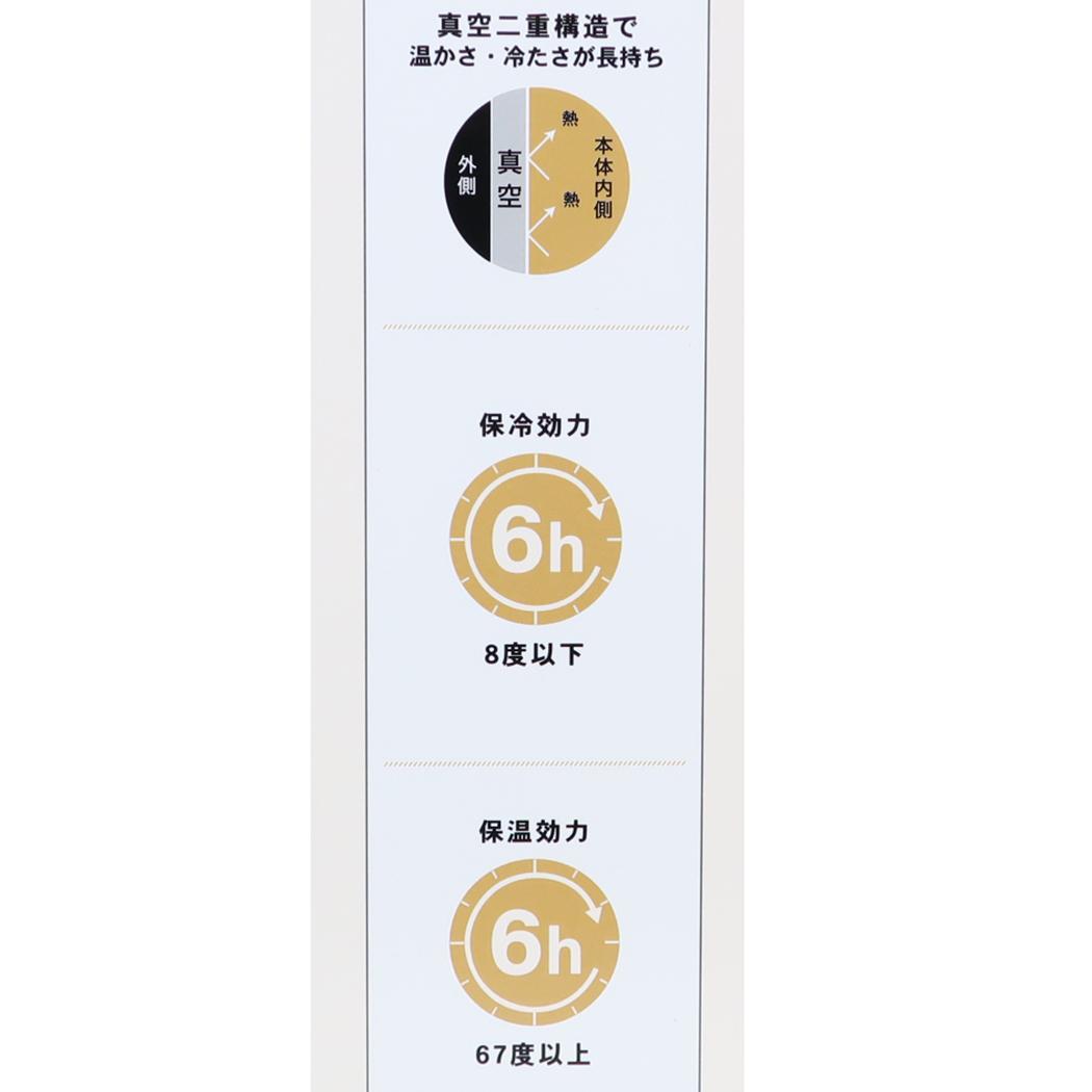 スヌーピー 保温保冷水筒 ワンプッシュステンレスボトル480ml CONTENT＆HAPPY ピーナッツ カミオジャパン