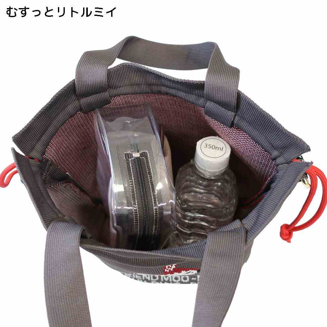ムーミン 巾着袋 ニット 巾着 2WAYバッグ むすっと リトルミイ 北欧 カミオジャパン