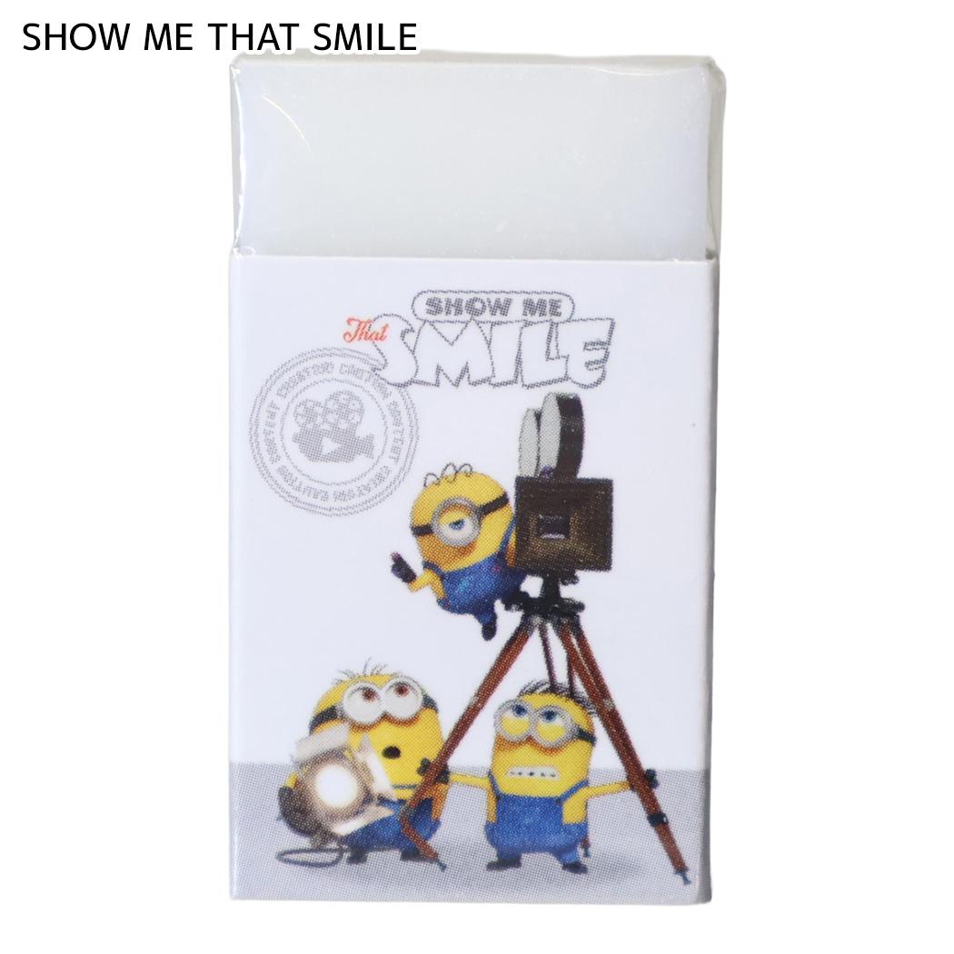 ミニオンズ＆モンスターズ 消しゴム まとまるくんけしごむ ケシゴム SHOW ME THAT SMILE ユニバーサル映画 カミオジャパン