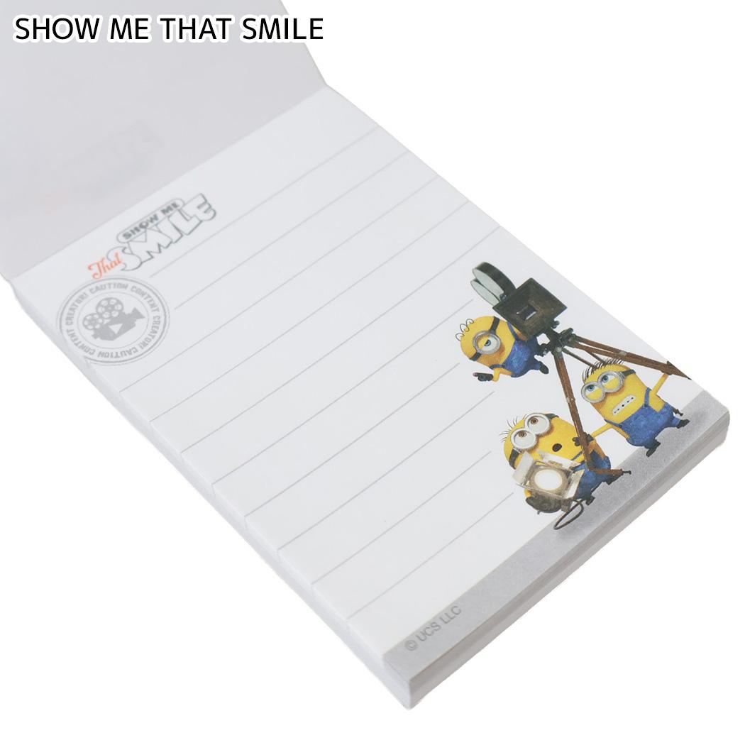ミニオンズ＆モンスターズ メモ帳 メモミニ ミニミニメモ SHOW ME THAT SMILE ユニバーサル映画 カミオジャパン