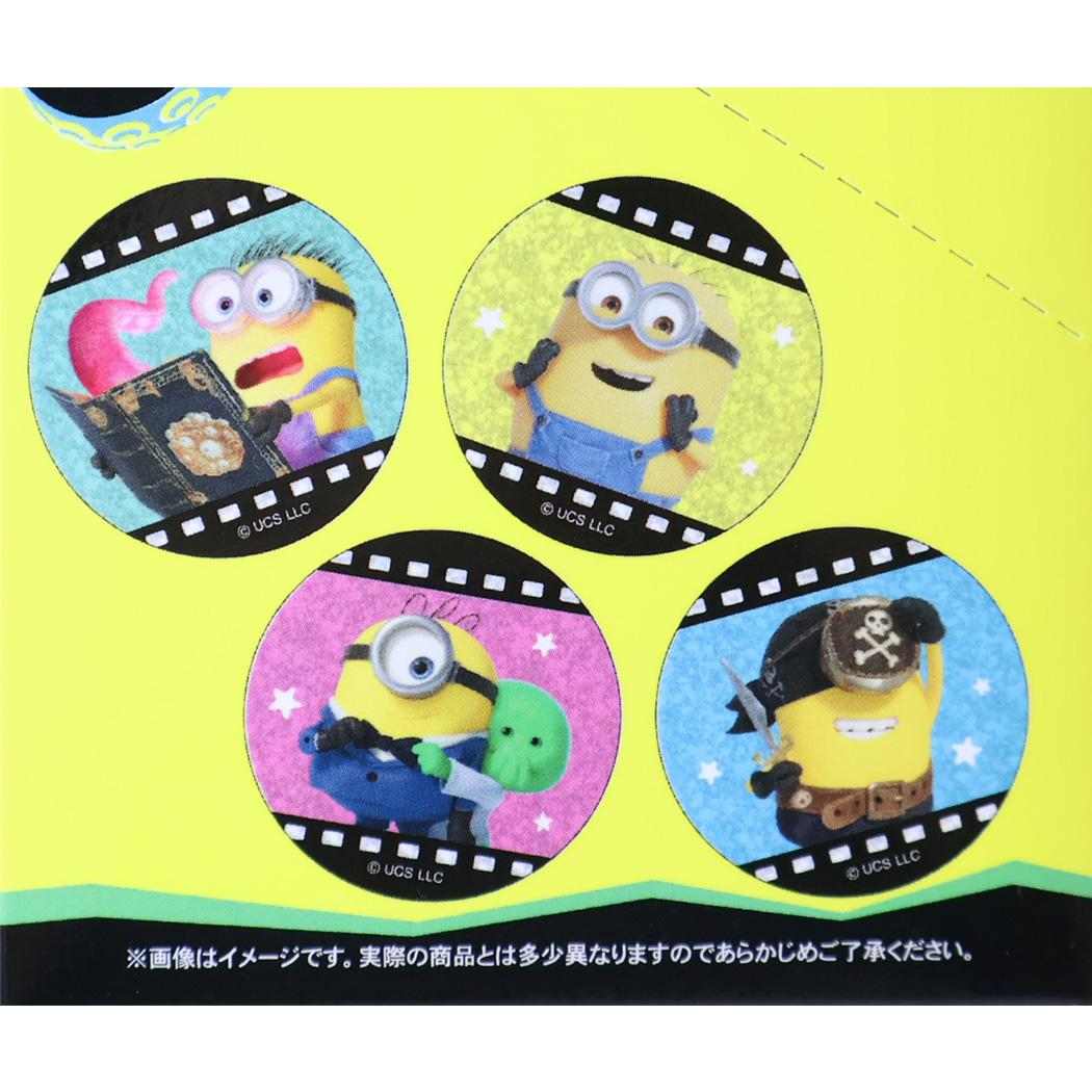 ミニオンズ＆モンスターズ 缶バッジ トレーディンググリッターCANバッジ 全8種 単品 どれか1個 ユニバーサル映画 カミオジャパン
