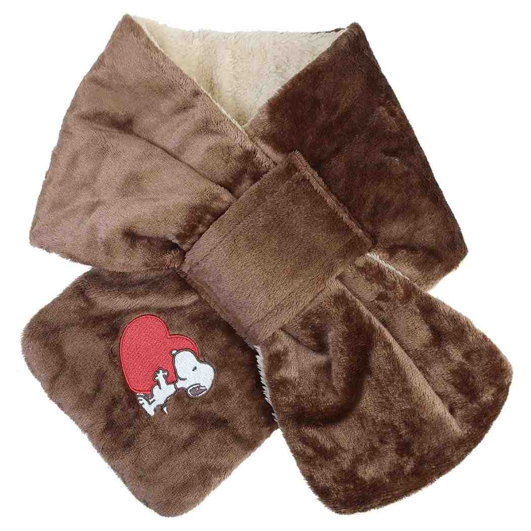 スヌーピー マフラー ネックウォーマー COZY PEANUTS ハート ピーナッツ カミオジャパン