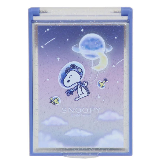 スヌーピー 手鏡 カードミラーS 夜空 ピーナッツ カミオジャパン