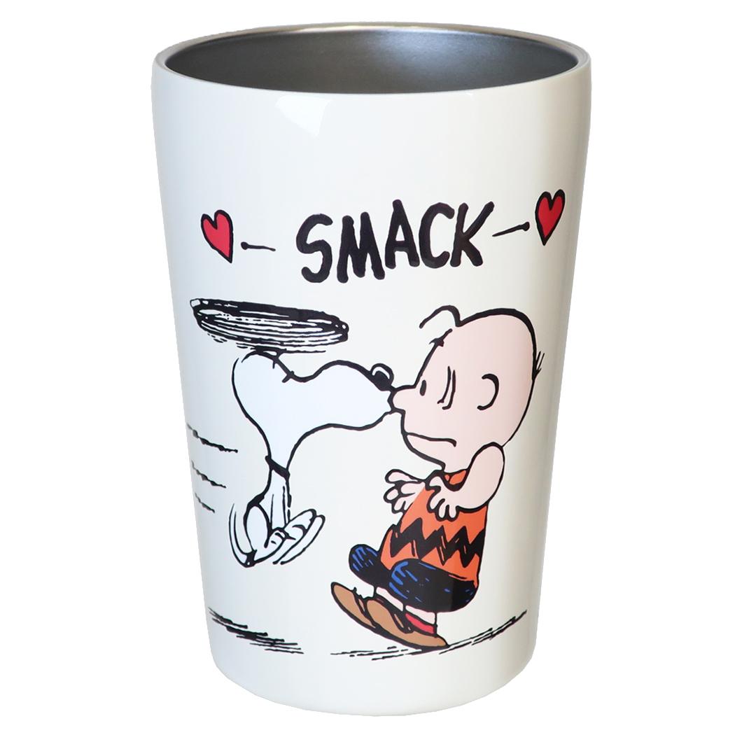 スヌーピー 保温保冷コップ カフェタンブラー 450mL SMACK SNOOPY ピーナッツ カミオジャパン