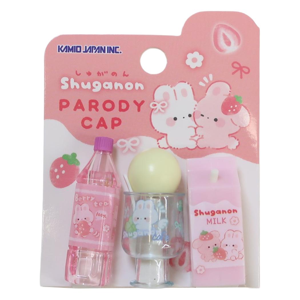 鉛筆キャップ パロディえんぴつキャップ インスタントカメラ風 えんぴつカバー3本セット しゅがのん カミオジャパン