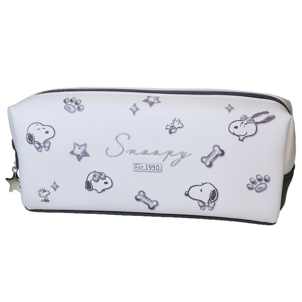 スヌーピー ペンポーチ BOXペンケース silver mode ピーナッツ カミオジャパン