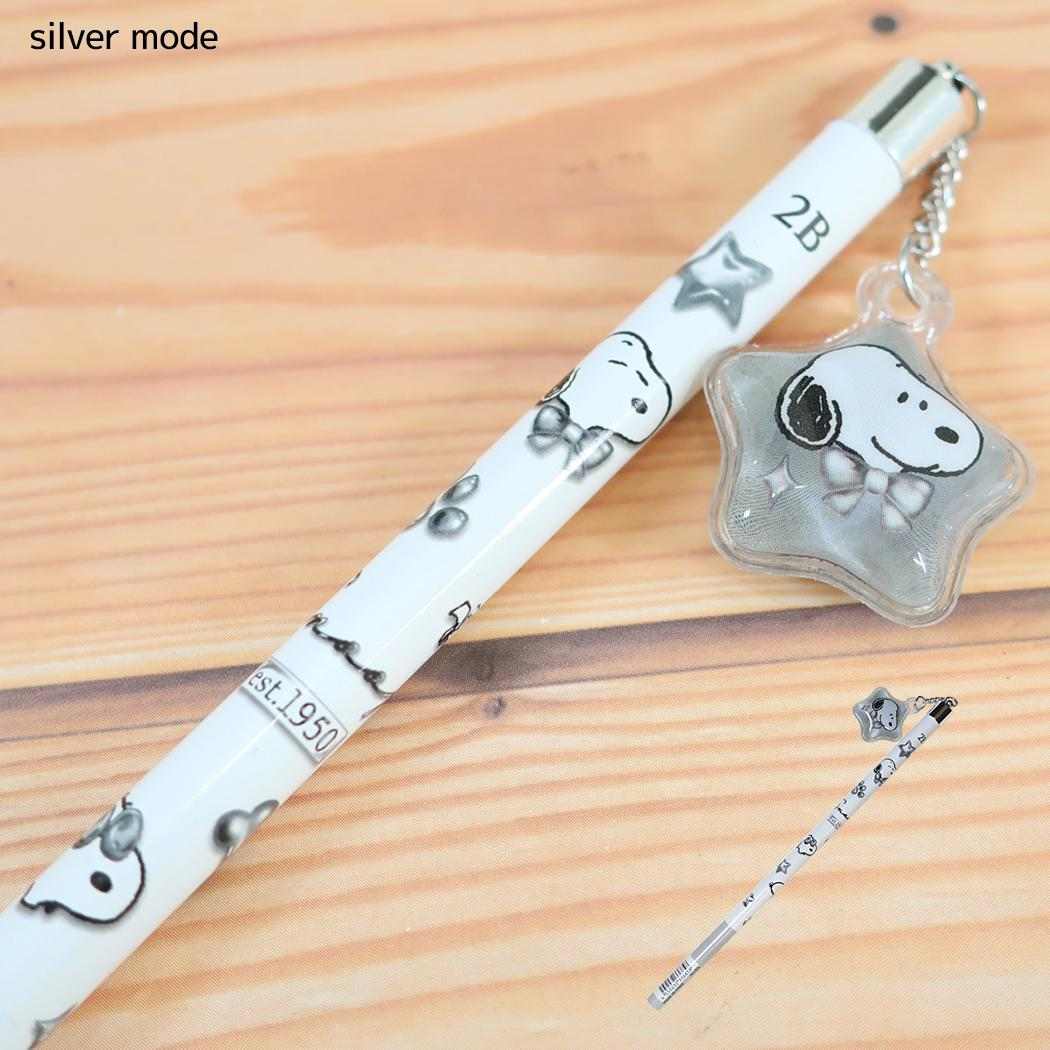 スヌーピー えんぴつ ドロップチャーム 鉛筆 2B silver mode ピーナッツ カミオジャパン