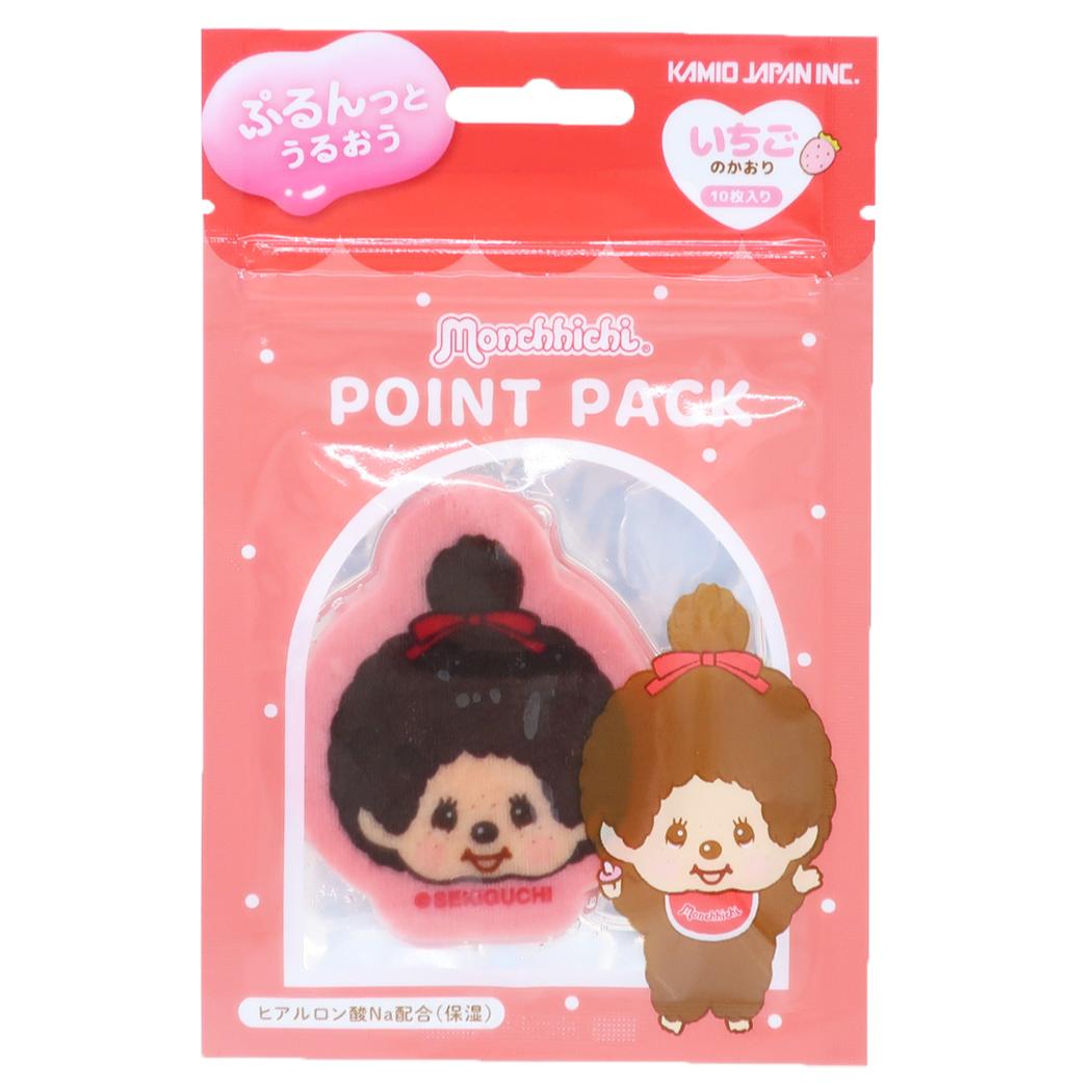モンチッチ フェイスパック シート状ダイカットポイントパック 10枚入 モンチッチちゃん カミオジャパン