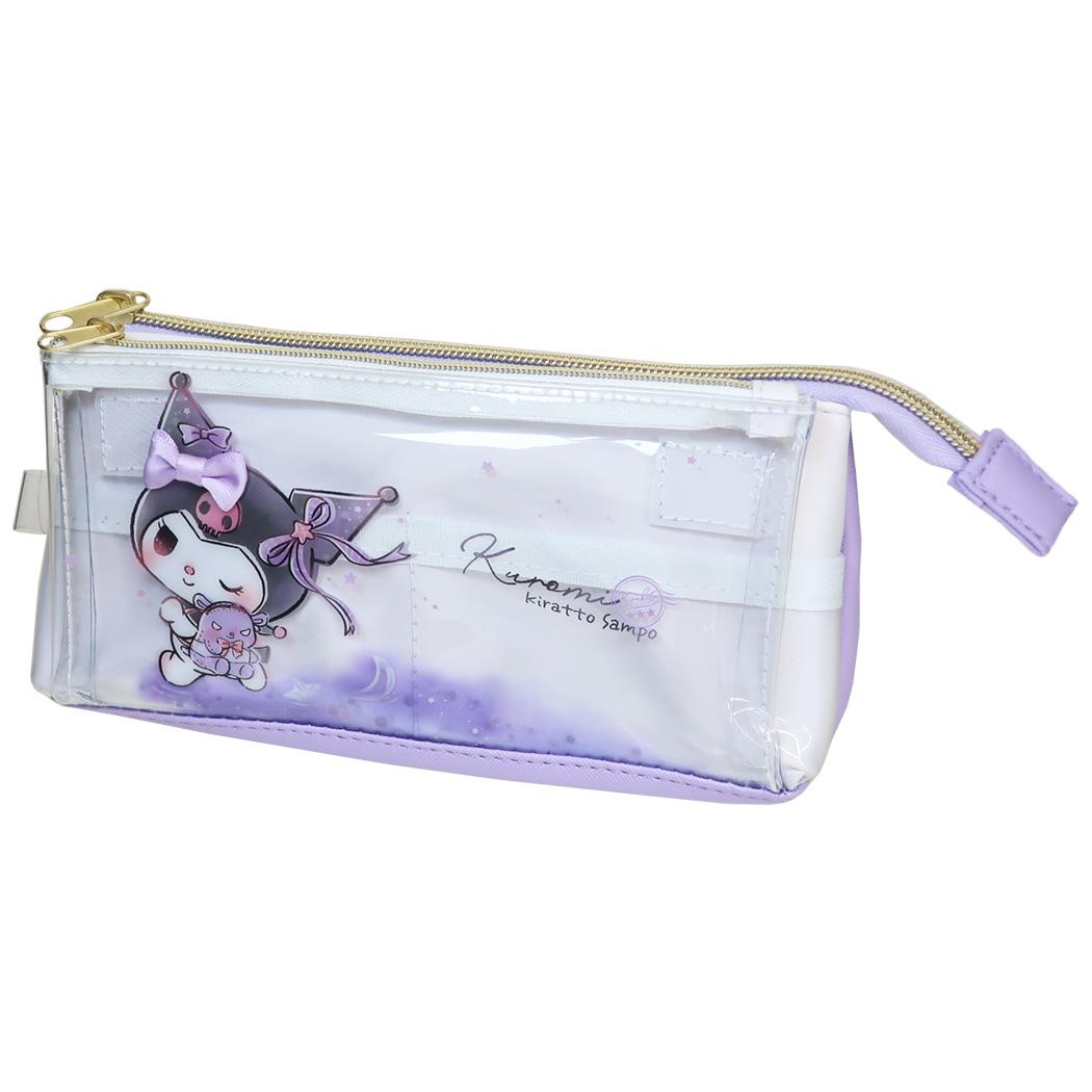 サンリオキャラクターズ ペンポーチ サンカクフラップペンケース KIRATTO SAMPO クロミ Sanrio カミオジャパン