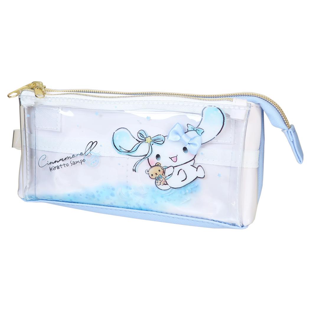 サンリオキャラクターズ ペンポーチ サンカクフラップペンケース KIRATTO SAMPO シナモロール Sanrio カミオジャパン