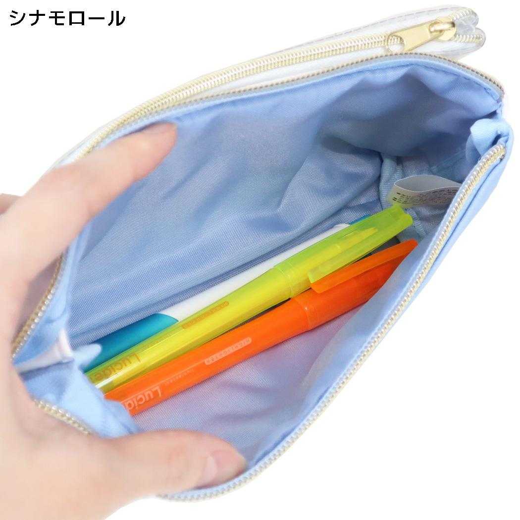 サンリオキャラクターズ ペンポーチ サンカクフラップペンケース KIRATTO SAMPO シナモロール Sanrio カミオジャパン