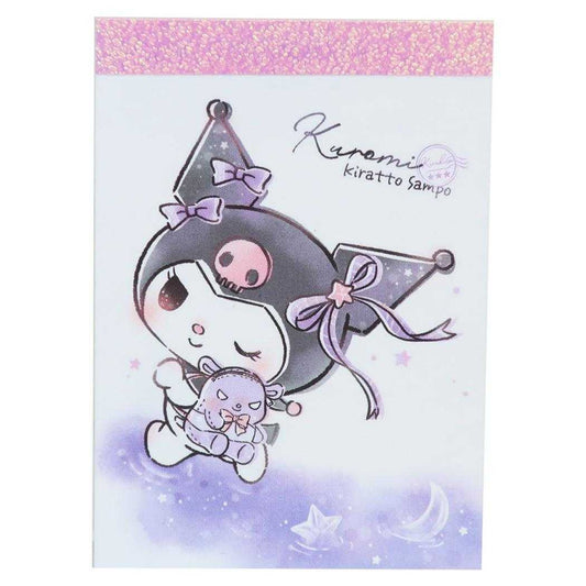 サンリオキャラクターズ メモ帳 メモミニ ミニミニメモ KIRATTO SAMPO クロミ Sanrio カミオジャパン