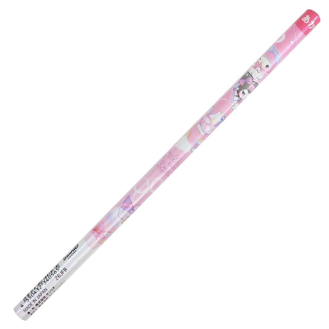 マイメロディ＆クロミ えんぴつ ノーマル赤鉛筆 Starry sweets サンリオ カミオジャパン