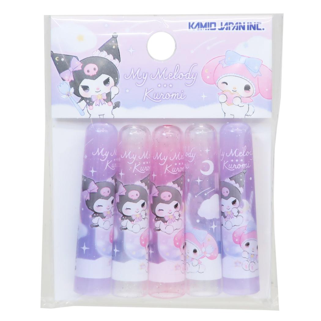 マイメロディ＆クロミ 鉛筆キャップ えんぴつカバー 5本セット Starry sweets サンリオ カミオジャパン