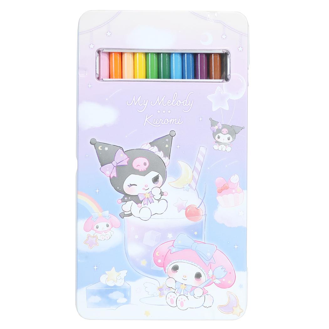 マイメロディ＆クロミ 色鉛筆 12色いろえんぴつ Starry sweets サンリオ カミオジャパン