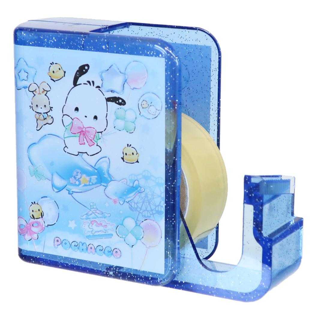 ポチャッコ 収納型テープカッター BOOK型セロハンテープ ぷかぷか遊園地 サンリオ カミオジャパン