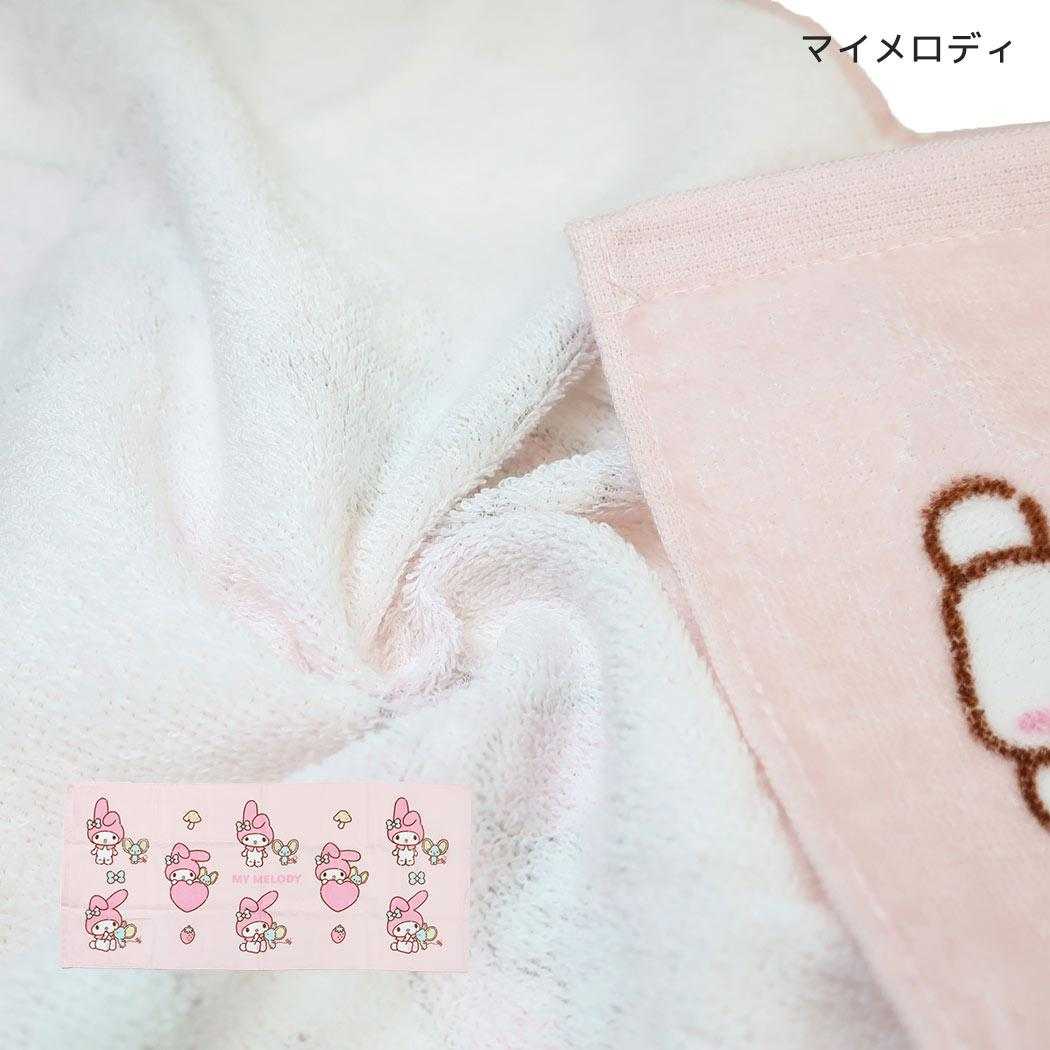 サンリオキャラクターズ フェイスタオル プリントロングタオル マイメロディ Sanrio カミオジャパン