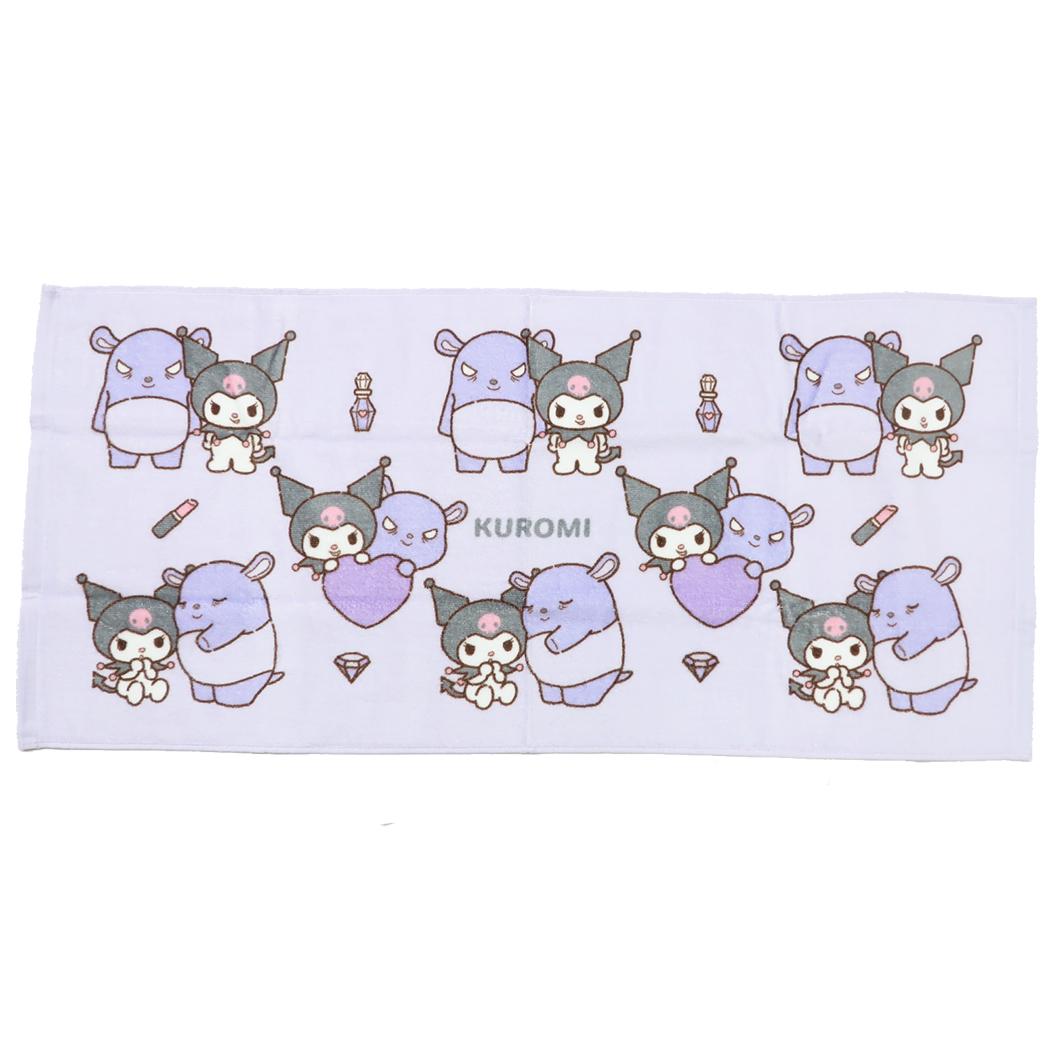 サンリオキャラクターズ フェイスタオル プリントロングタオル クロミ Sanrio カミオジャパン