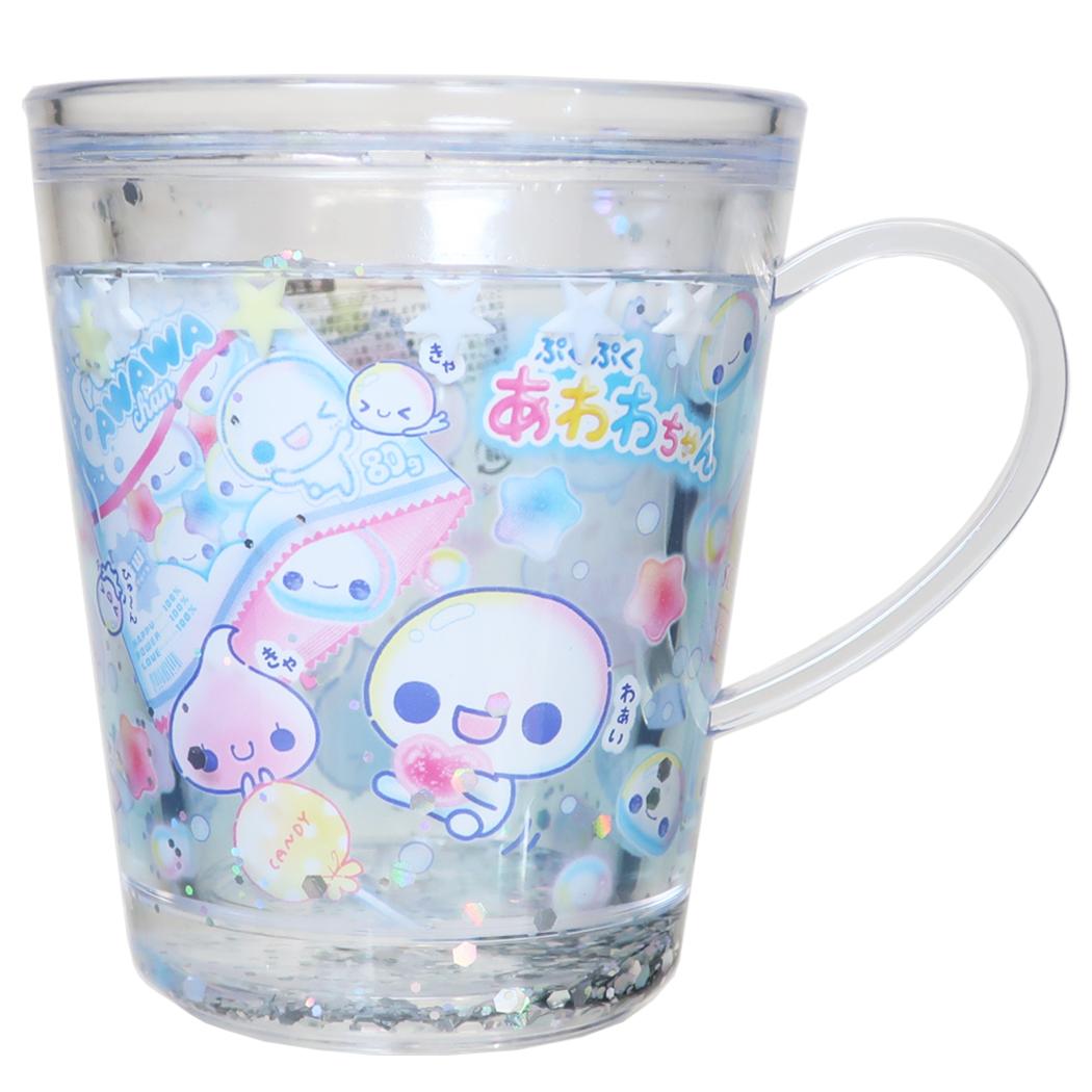 ぷくぷくあわわちゃん コップ グリッターカップ パッケージ カミオジャパン
