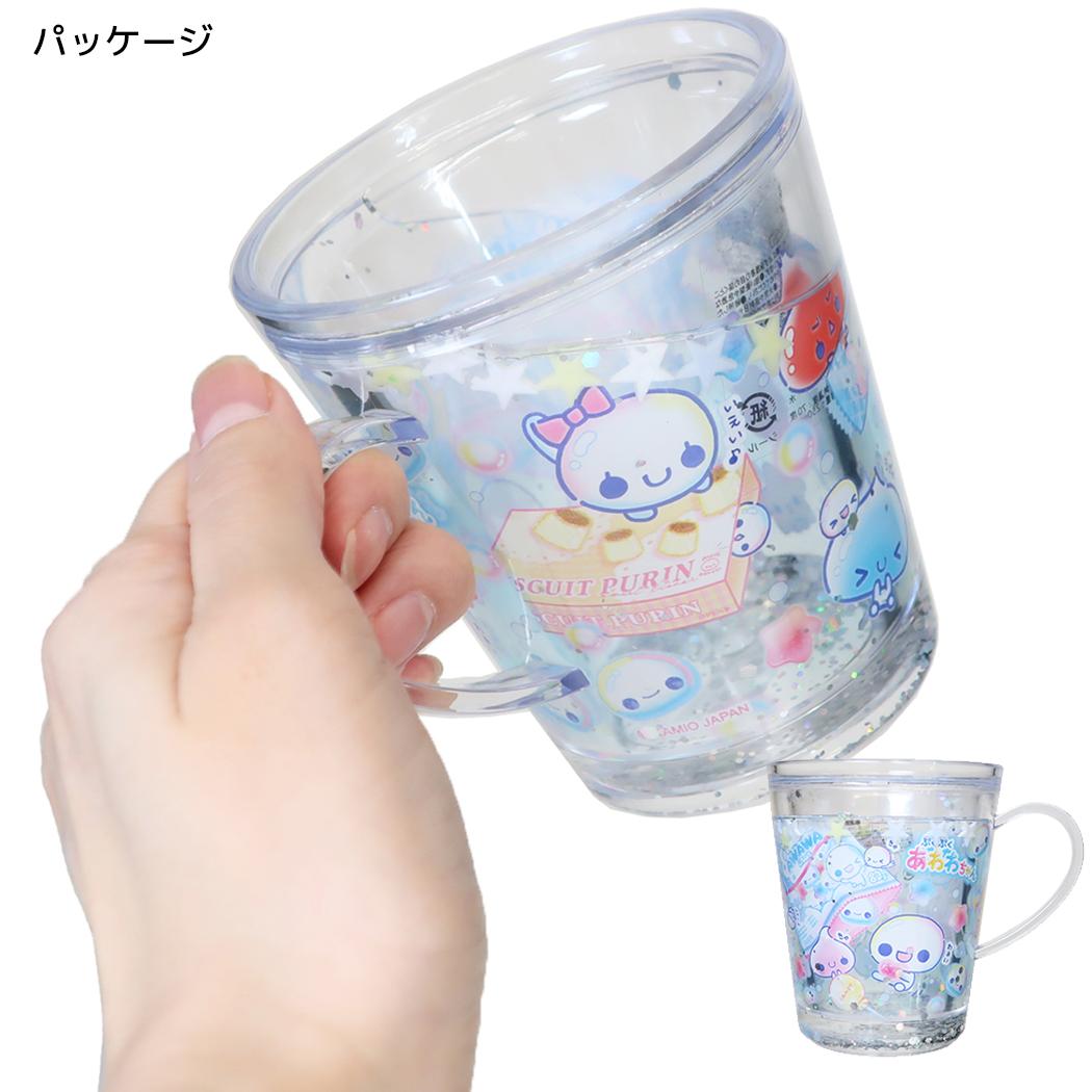 ぷくぷくあわわちゃん コップ グリッターカップ パッケージ カミオジャパン