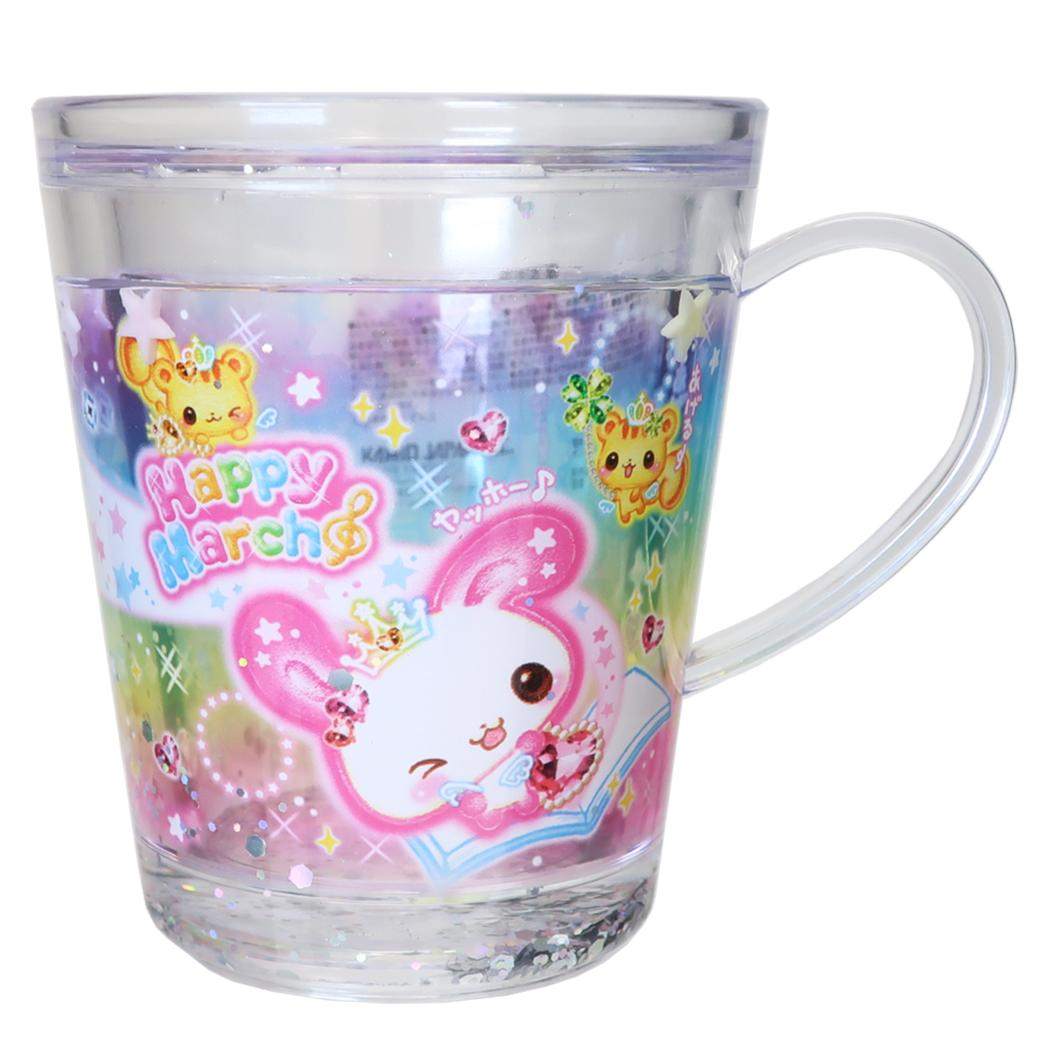 コップ 平成ファンシー グリッターカップ Happy March カミオジャパン
