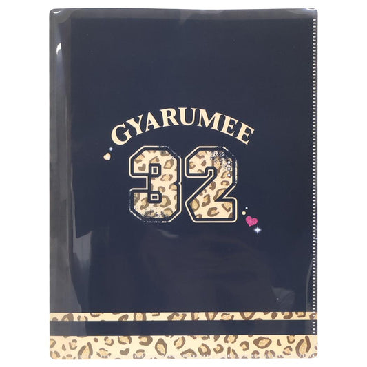 GYARUMEE ギャルミー ポケットファイル ファスナー付き6ポケットクリアファイルA4 ロゴ カミオジャパン