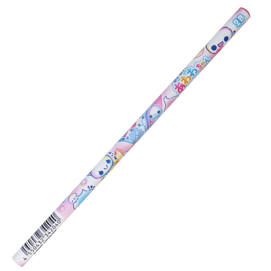 ぷくぷくあわわちゃん えんぴつ 鉛筆 2B パッケージ カミオジャパン