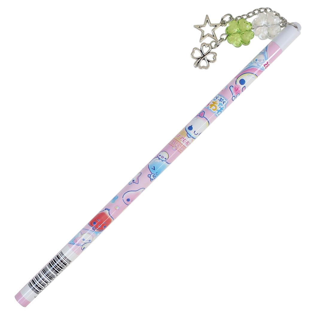 ぷくぷくあわわちゃん 鉛筆 ジャラジェムチャームえんぴつ 2B パッケージ カミオジャパン