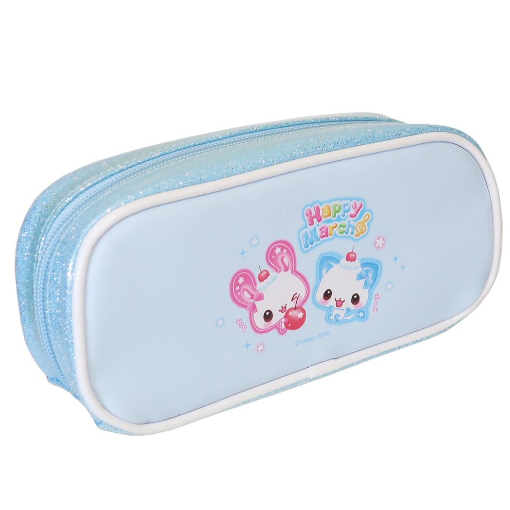 Happy March 筆箱 平成ファンシー パイピン BOX ペンケース ゼリー カミオジャパン