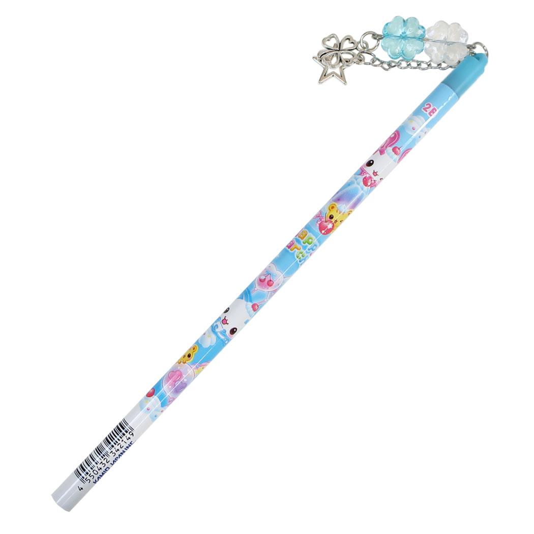 平成ファンシー 鉛筆 ジャラジェムチャームえんぴつ 2B Happy March ゼリー カミオジャパン