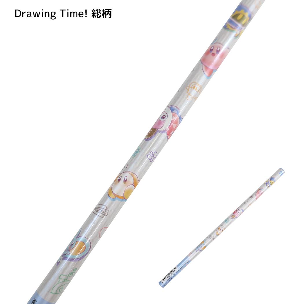 星のカービィ えんぴつ ノーマル鉛筆2B PUPUPU Drawing Time！ 総柄 カミオジャパン