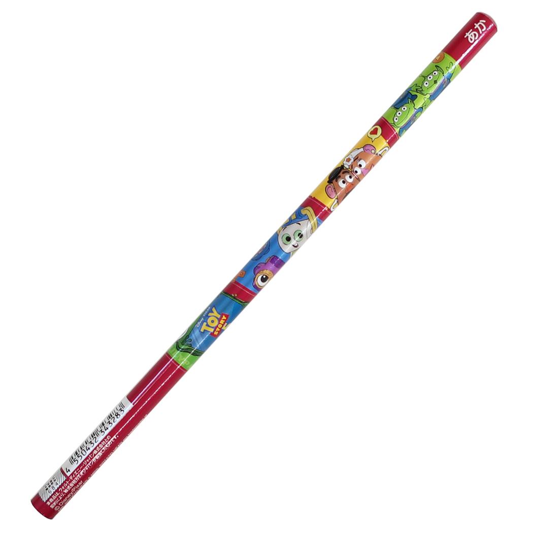 トイストーリー 新学期 入学 筆記用具シリーズ ノーマル赤鉛筆 ディズニー カミオジャパン