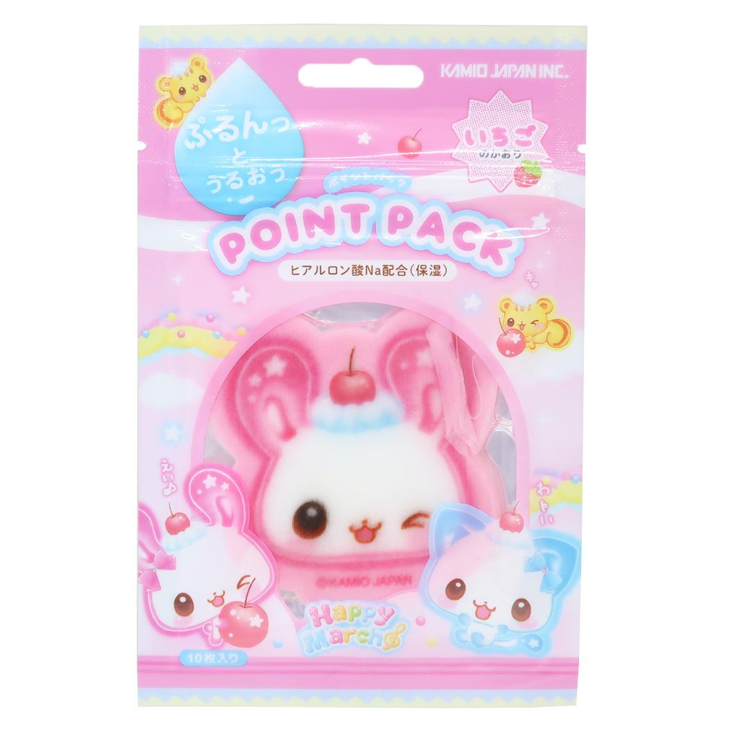 平成ファンシー フェイスパック シート状ポイントパック 10枚入 Happy March カミオジャパン