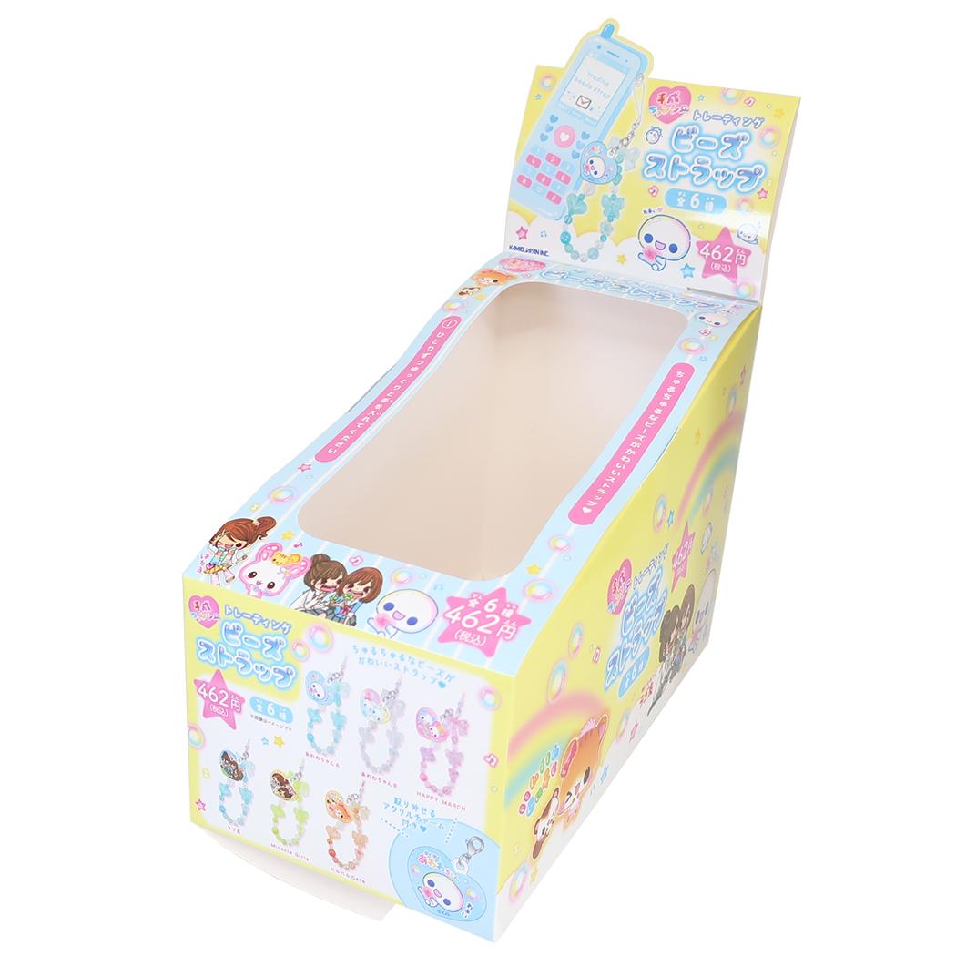 平成ファンシー キーホルダー トレーディングビーズストラップ 全6種 BOX 60個入セット カミオジャパン