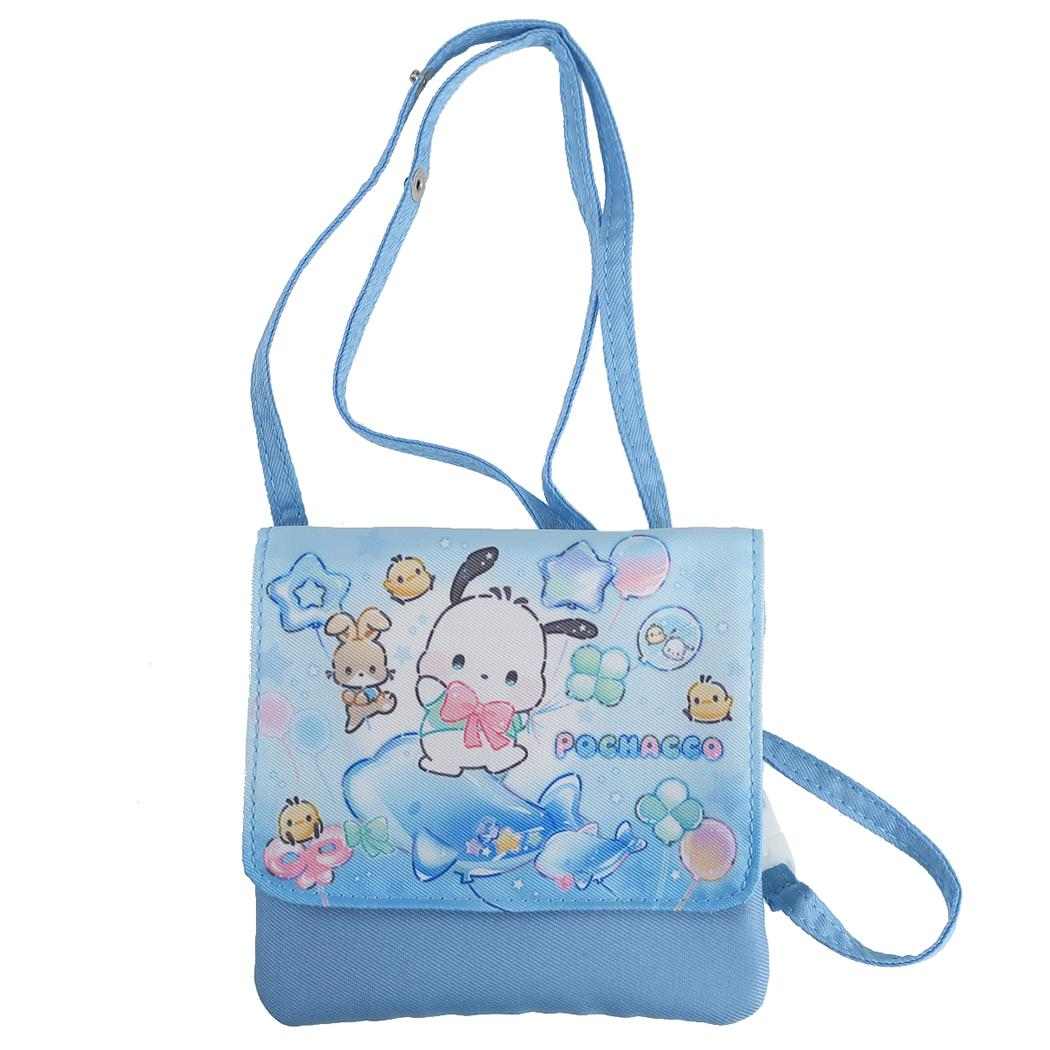 ポチャッコ クリップポケット ショルダー紐付き どこでもポッケ サンリオ カミオジャパン