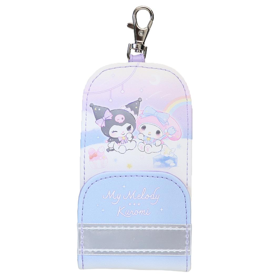 マイメロディ＆クロミ 鍵ケース リール付き キーケース Starry sweets サンリオ カミオジャパン