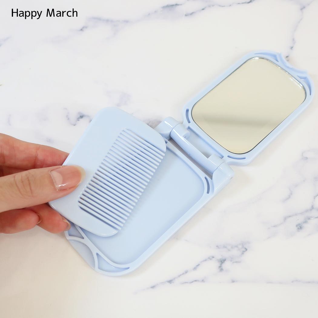 鏡 平成ファンシー ガラケー型 コンパクトミラー Happy March カミオジャパン