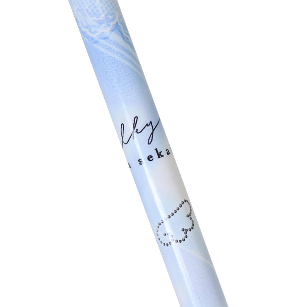 えんぴつ milky blue ドロップチャーム鉛筆2B チェック カミオジャパン