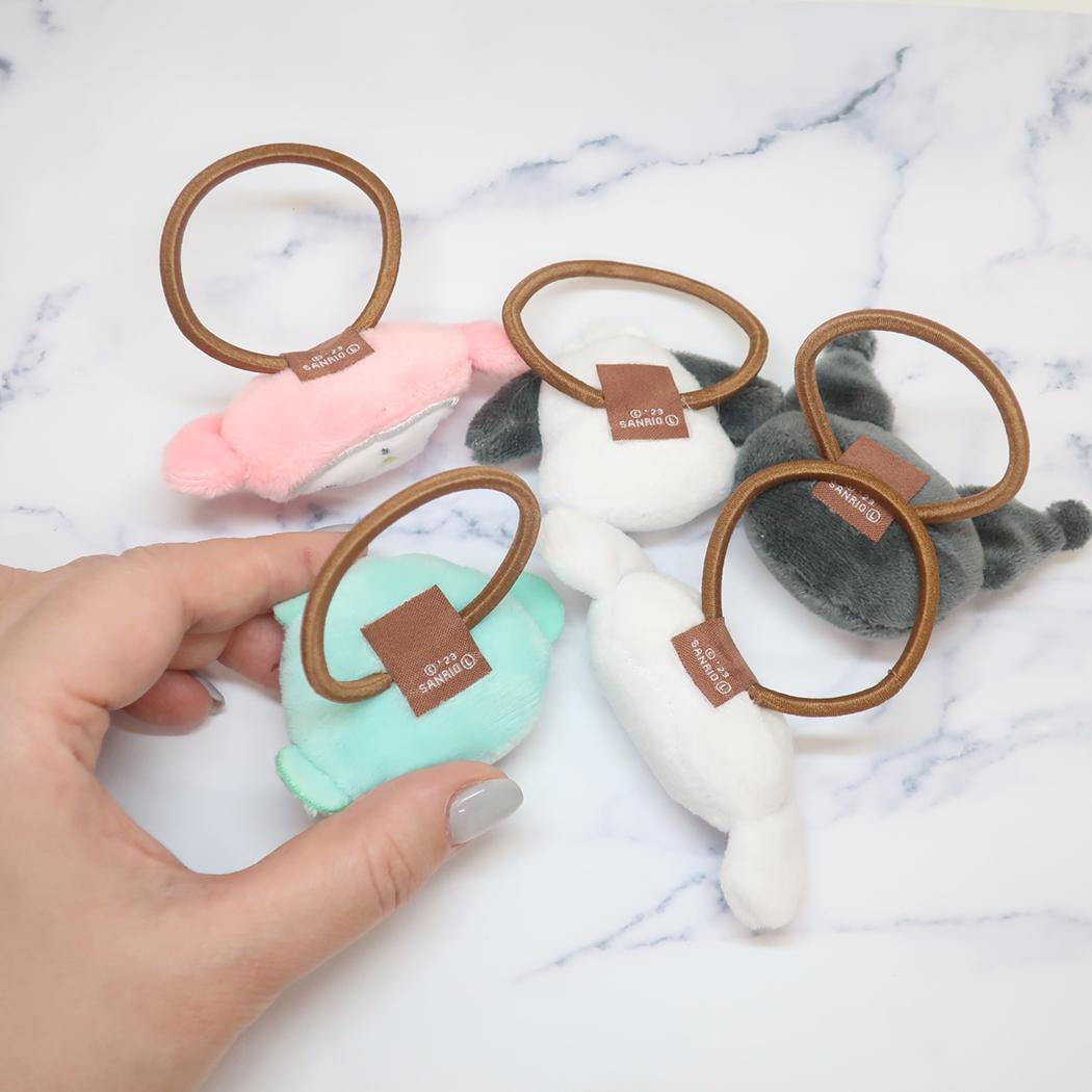 ボンボンドロップシール もじ はぴだんぶい1シートつき ハンギョドンヘアアクセセット