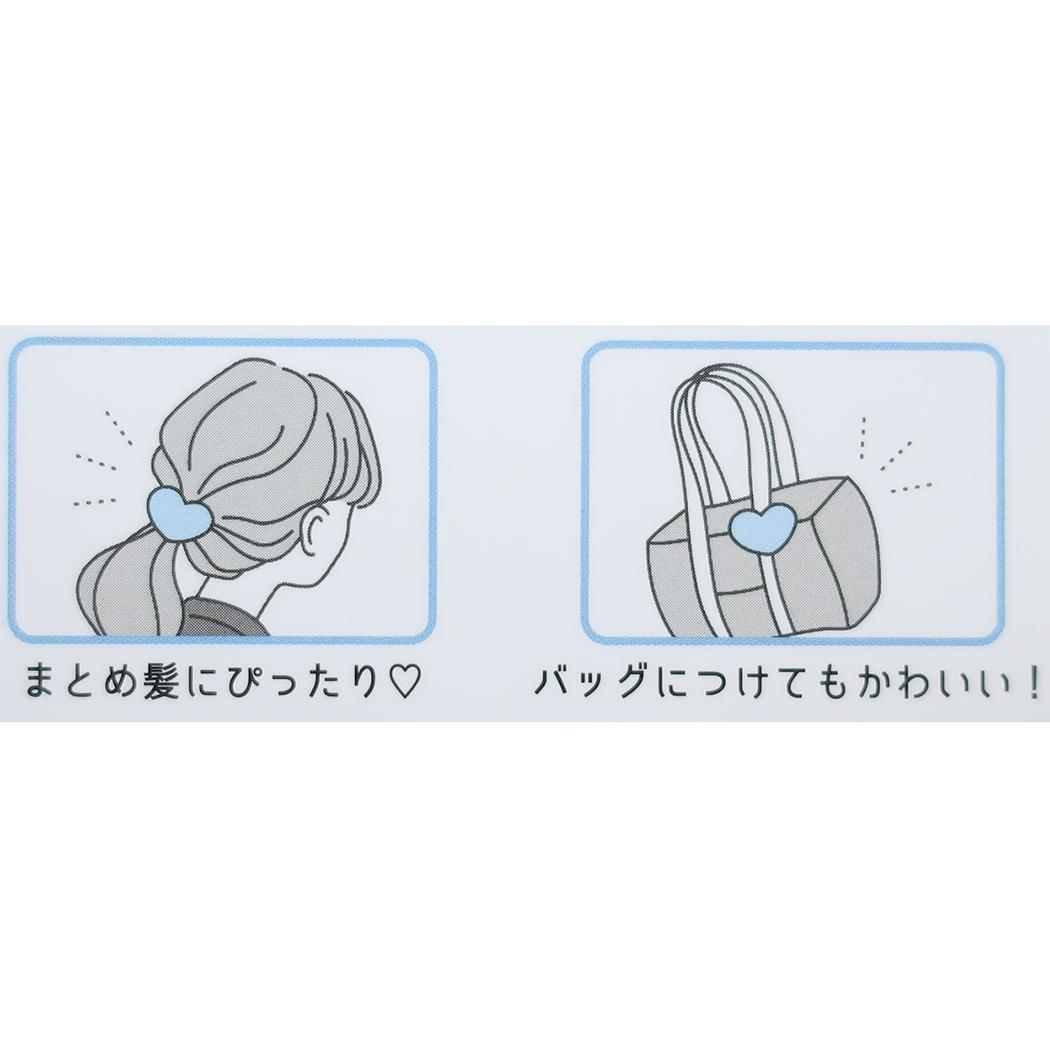 ボンボンドロップシール もじ はぴだんぶい1シートつき ハンギョドンヘアアクセセット